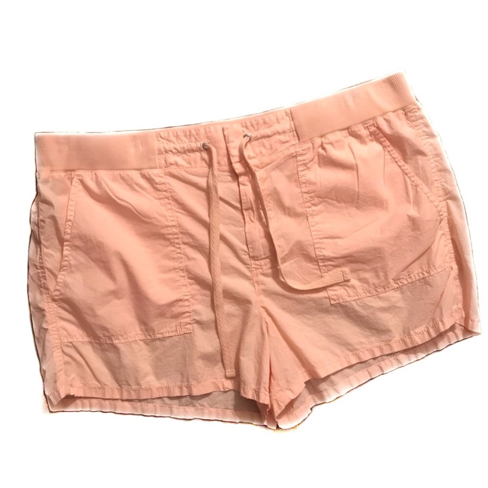 Lou & Grey Casual Drawstring Shorts L Peach